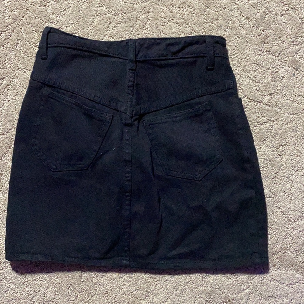 black brandy melville jean skirt - Picture 2 of 2